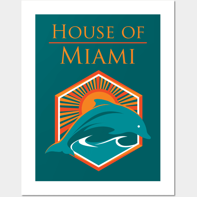 House of Miami Wall Art by SteveOdesignz